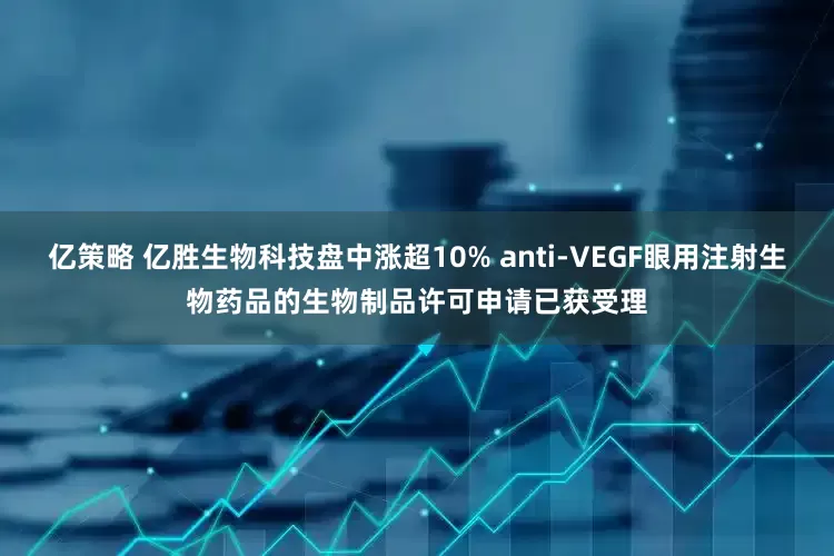亿策略 亿胜生物科技盘中涨超10% anti-VEGF眼用注射生物药品的生物制品许可申请已获受理